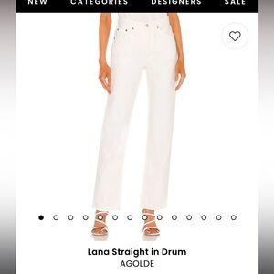 AGOLDE Lana Straight Leg - Drum